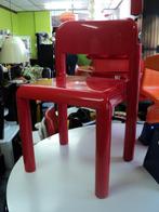 Eero Aarnio design jaren 70 rood kunststof stoel space age, Kunststof, Gebruikt, Upo Furniture Finland, ?