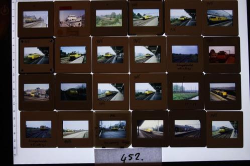 452)  24 dia's van diverse typen NS materieel, Verzamelen, Spoorwegen en Tramwegen, Gebruikt, Trein, Overige typen, Ophalen of Verzenden