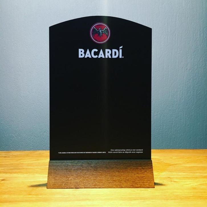 Bacardi krijtbord menustandaard tafelkaart café restaurant, Verzamelen, Merken en Reclamevoorwerpen, Nieuw, Gebruiksvoorwerp, Verzenden