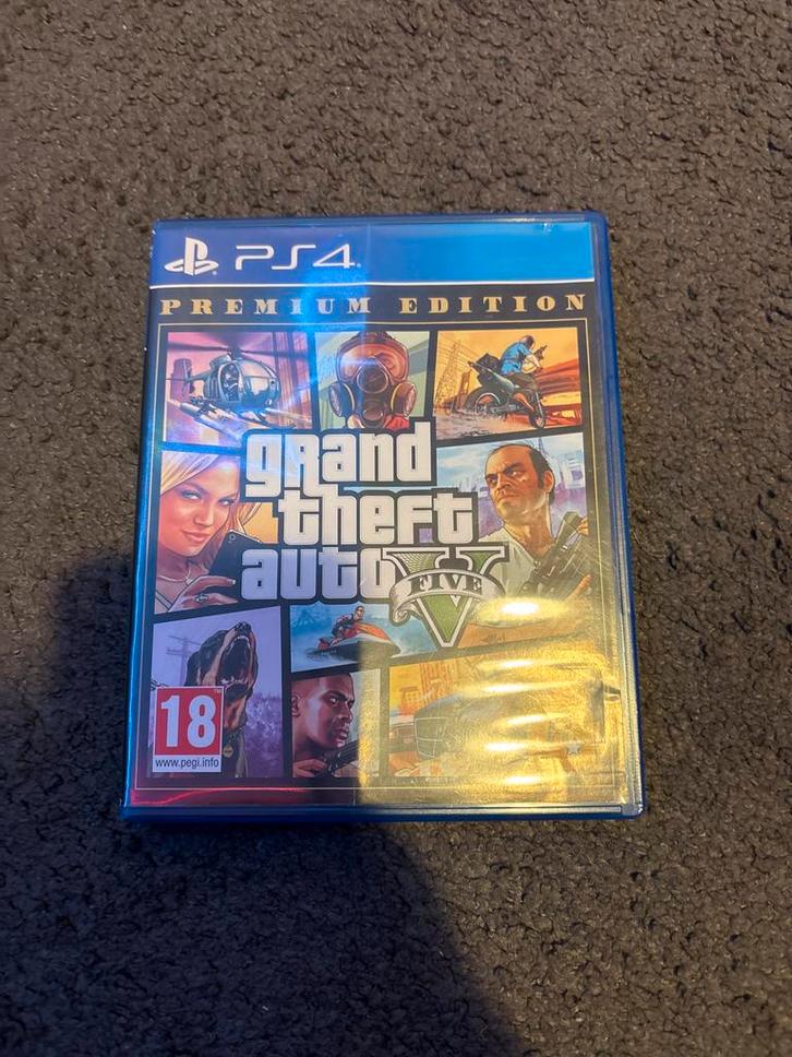 Grand Theft Auto V - PS4 Premium Edition, Spelcomputers en Games, Games | Sony PlayStation 4, Gebruikt, Avontuur en Actie, 1 speler