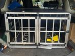Dubbele autobench, Dieren en Toebehoren, Hondenhokken, Ophalen, Zo goed als nieuw, 110 cm of meer, 100 cm of meer