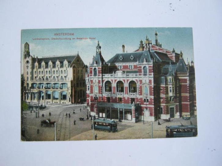 Ansichtkaarten Nederland, TC 10-77 Amsterdam, Leidschenpl., Verzamelen, Ansichtkaarten | Nederland, Ongelopen, Noord-Holland, Voor 1920