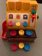 VINTAGE Fisher Price kassa met alle muntjes, alles werkt, Ophalen of Verzenden, Gebruikt, Speelset