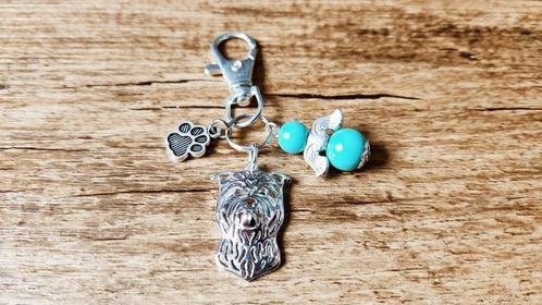Sleutelhanger Glen of Imaalterriër silver plated engeltje, Hobby en Vrije tijd, Kralen en Sieraden maken, Nieuw, Hanger, Verzenden