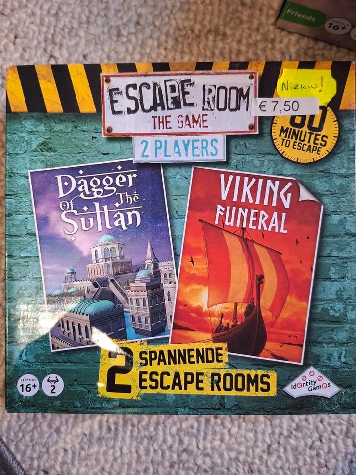 Escape Room The Game - 2 Spellen, Hobby en Vrije tijd, Gezelschapsspellen | Bordspellen, Nieuw, Een of twee spelers, Ophalen of Verzenden