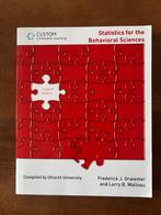 Statistics for the behavioural sciences, Ophalen, Beta, Zo goed als nieuw, WO