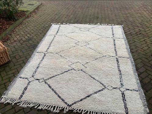 Kleed groot wollen berber achtig vloerkleed 240 x 340  cm., Huis en Inrichting, Stoffering | Tapijten en Kleden, Ophalen of Verzenden