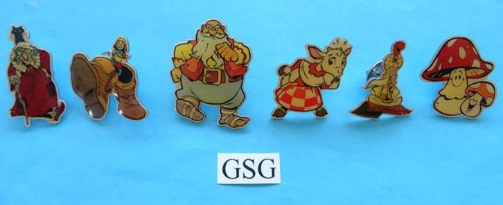 Sprookjesbos serie 2 nr. EPP009-02 tm EPP014-02, Verzamelen, Efteling, Zo goed als nieuw, Button of Speldje, Ophalen