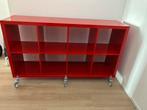 Ikea Kallax 8 vakken glans rood, Huis en Inrichting, Kasten | Boekenkasten, Ophalen, 50 tot 100 cm, Zo goed als nieuw, Minder dan 100 cm