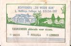 Follega Suikerzakje Koffiehuis "De wijde blik 50/60er jaren, Ophalen of Verzenden, Nederland