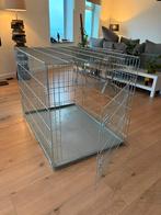 Hondenbench 2-deurs verzinkt XXL (106 CM), Ophalen, Zo goed als nieuw