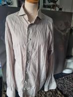 Eton shirt, maat 41/16, slim fit, bruin, uitmuntende staat., Kleding | Heren, Overhemden, Bruin, Eton, Ophalen of Verzenden, Zo goed als nieuw