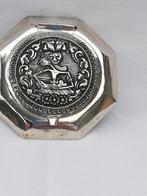verzilverde djokja poederdoos, Antiek en Kunst, Ophalen of Verzenden, Zilver