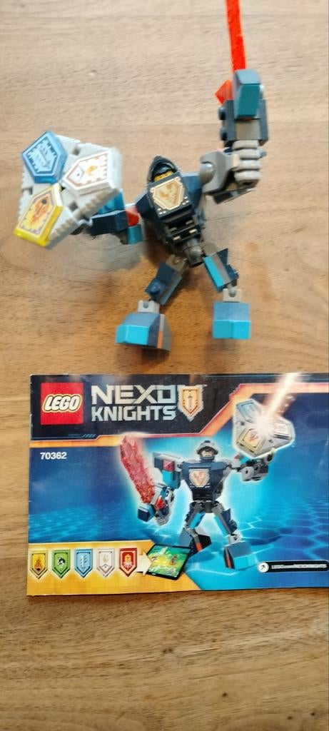 Lego nexo Knights 70362 Strijdharnas Clay, Ophalen of Verzenden, Zo goed als nieuw