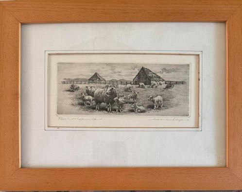 Maarten Langbroek - Texel, Antiek en Kunst, Kunst | Etsen en Gravures, Ophalen of Verzenden