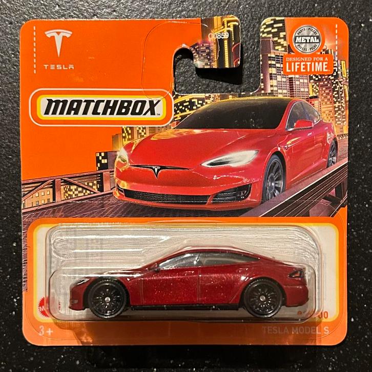 Matchbox Tesla Model S | Nieuw OVP, Hobby en Vrije tijd, Modelauto's | Overige schalen, Nieuw, Auto, Ophalen of Verzenden