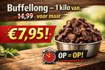 LONGSTUKJES Buffel 1000G, Ophalen of Verzenden, Hond