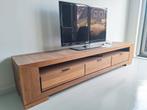 Tv meubel, Gestoomd eiken massief, evt hele meubel set, Ophalen, Zo goed als nieuw, 25 tot 50 cm, Minder dan 100 cm