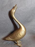 Messing eend  gans, zwaan, Antiek en Kunst, Curiosa en Brocante, Ophalen of Verzenden
