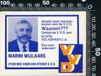 Sticker: VVD - Marini Wijlaars, Verzamelen, Stickers, Verzenden, Zo goed als nieuw, Bedrijf of Vereniging