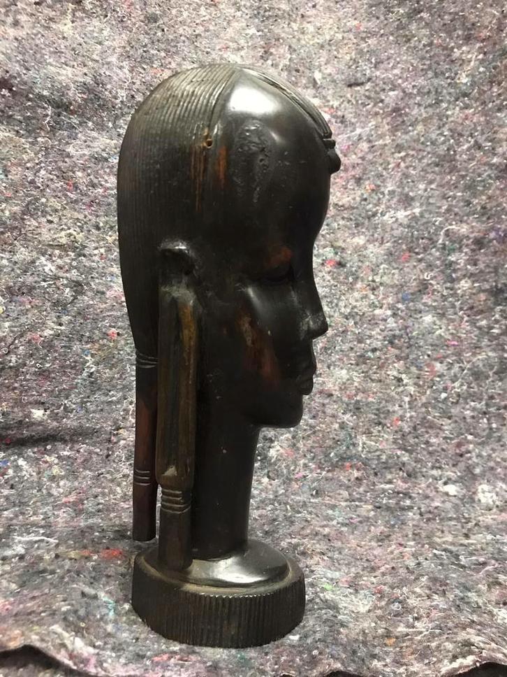 Afrikaans Ebbenhouten Houtsnijwerk, 26cm, Antiek en Kunst, Kunst | Beelden en Houtsnijwerken, Ophalen
