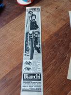 Advertentie van Bianchi bromfiets 7 1963, Verzamelen, Ophalen of Verzenden