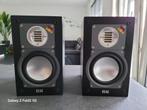 Set Elac BS 203.2 speakers (zwart), Overige merken, Front, Rear of Stereo speakers, Gebruikt, Ophalen of Verzenden