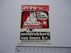 sticker 1979 Avro rally autosport Van Beers roosendaal druk, Verzamelen, Verzenden, Zo goed als nieuw
