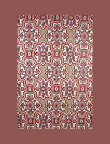 6039 Vintage retro oud barok bloemetjes behang behangpapier  beschikbaar voor biedingen