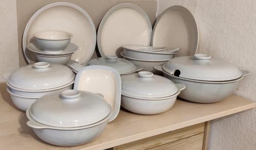 Partij FRIS EDAM servies parelgrijs 1955, Antiek en Kunst, Antiek | Servies los, Ophalen of Verzenden