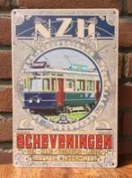 NZH De Blauwe Tram - Metalen Reclamebord Affiche Poster, Verzamelen, Spoorwegen en Tramwegen, Nieuw, Overige typen, Tram, Verzenden