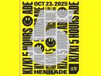 KI/KI Hemkade ADE, Tickets en Kaartjes, Concerten | House, Techno en Trance, Twee personen, Oktober