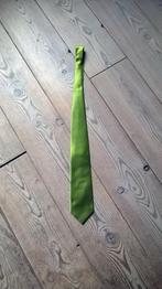 Groene das / stropdas, effen, weinig gedragen, Ophalen of Verzenden, Zo goed als nieuw, Groen, Effen