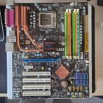 MSI MS-7514 VER 1.0 moederbord, 2gb ddr2 ram en cpu koeler, Computers en Software, Ophalen, Gebruikt, Socket 775, Intel