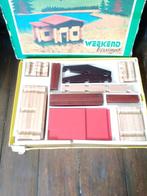 Vintage houten bouwdoos Tofa. Made in czechoslovakia, Verzenden