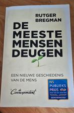 De meeste mensen deugen - Rutger Bregman, Ophalen of Verzenden, Zo goed als nieuw, Overige onderwerpen, Rutger Bregman