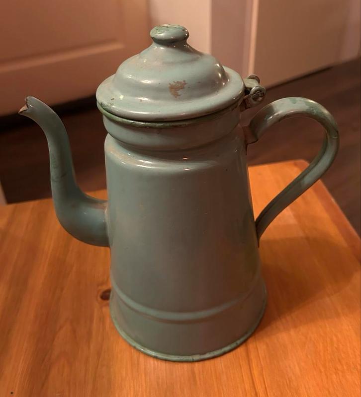 Vintage Emaille Koffiekan, Antiek en Kunst, Antiek | Emaille, Ophalen of Verzenden