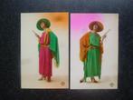 2 dames in artistieke kleding, Ophalen of Verzenden, Voor 1920, Overige thema's