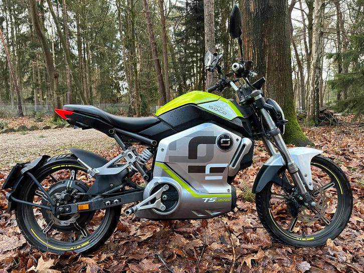 Elektrische Brommer Super SocoTS met jonge accu, Fietsen en Brommers, Brommers | Overige merken, Gebruikt, Ophalen