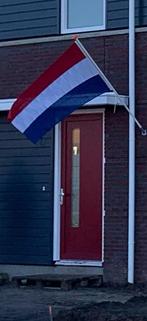 Vlaggenstok met Nederlandse vlag, Diversen, Zo goed als nieuw, Ophalen