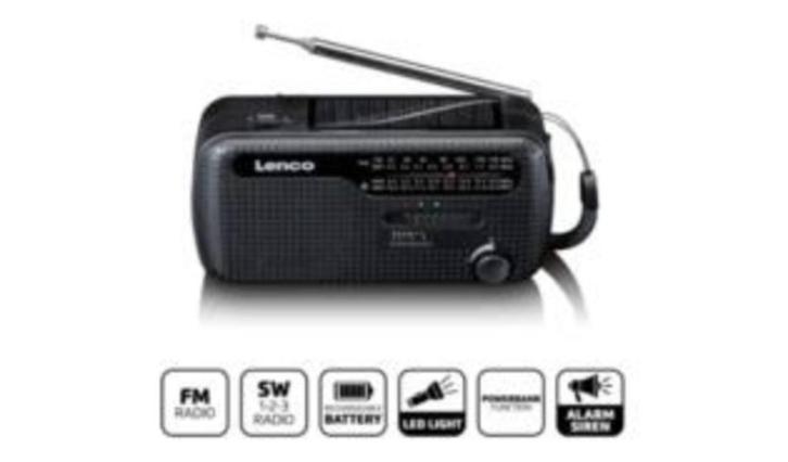 Solar nood radio met alarm powerbank en zaklamp, Audio, Tv en Foto, Radio's, Nieuw, Radio, Ophalen of Verzenden