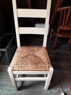 Witte stoel met rieten zitting, Ophalen, Wit, Eén