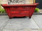 Chinees kast ladekast Chinese elmwood rood Chinees rode, Verburgt Vintage, Gebruikt, 5 laden of meer, Ophalen of Verzenden