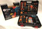 Schroefmachine 18V - 2 accu’s. en gereedschap set, -, -, Nieuw, Ophalen of Verzenden
