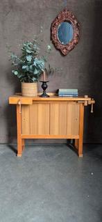 retro vintage kinderwerkbank werkbankje werkbank sidetable !, Ophalen, Huis en Inrichting