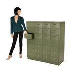 Refurbished Industriële Ladekast Metalen Kast IJzeren Retro, Info@dehanzeherten.nl, 5 laden of meer, 100 tot 150 cm, Nieuw