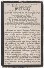 zr. Catharina v Staveren 1875 Leimuiden + 1931 Leiden, 56 jr, Verzamelen, Verzenden