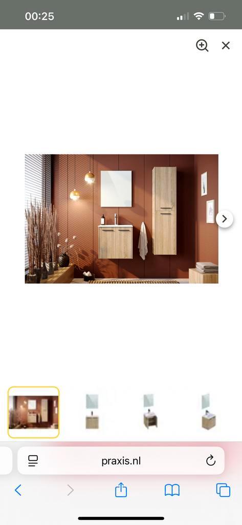 Badkamer meubel NIEUW in doos. T-bath model Tadel ( Praxis ), Doe-het-zelf en Verbouw, Sanitair, Nieuw, Douche, Ophalen