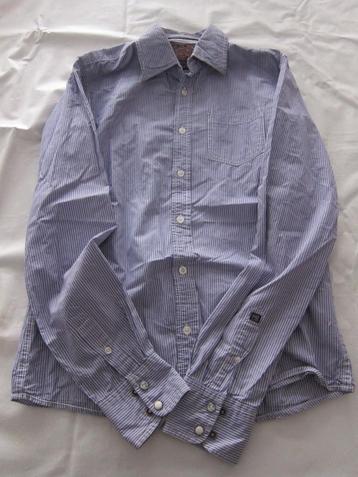 Scotch & soda blouse overhemd paars s  beschikbaar voor biedingen