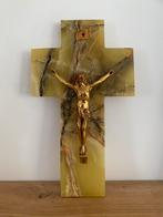 Onyx Crucifix with Bronze JC, Ophalen of Verzenden, Zo goed als nieuw